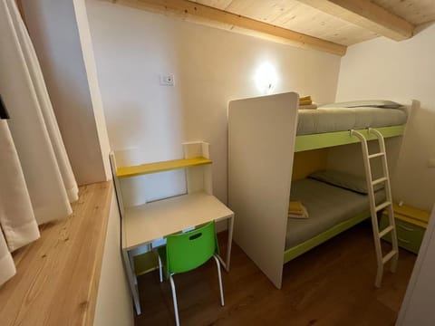 Bed, Photo of the whole room, Bedroom, bunk bed, wardrobe