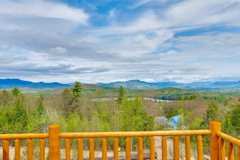 Mtn-View Deck Scenic Conway Log Cabin! Cabin in Madison