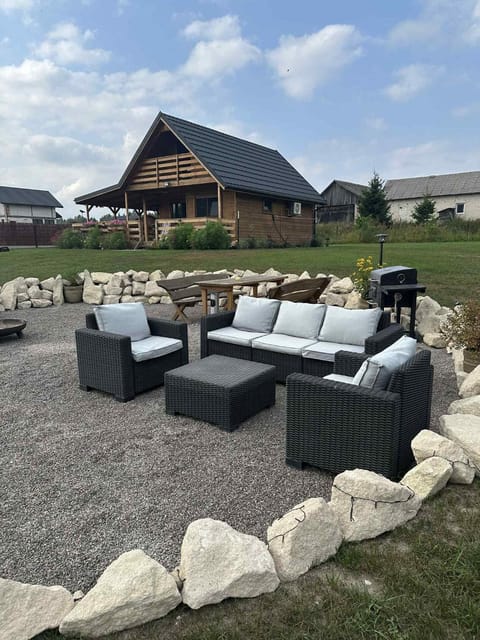 Property building, Patio, Seating area, Garden view