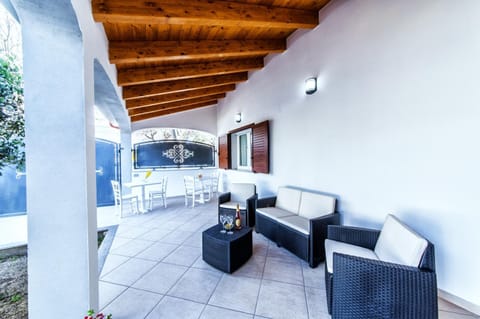 Property building, Patio