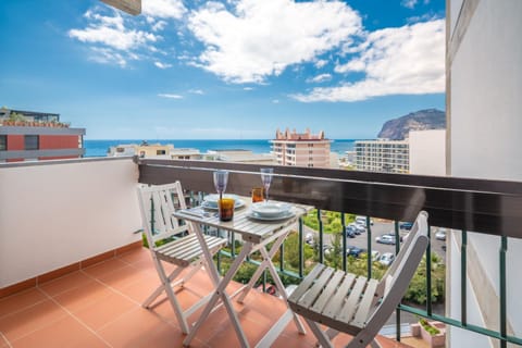 Property building, Patio, Day, View (from property/room), Balcony/Terrace, Sea view
