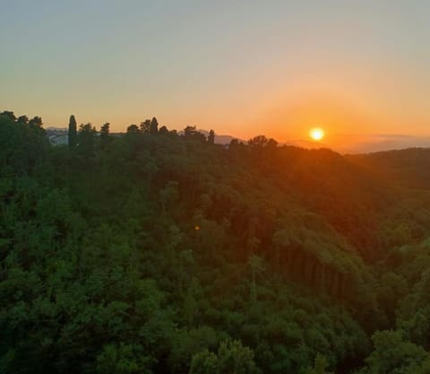 Natural landscape, Mountain view, Sunset
