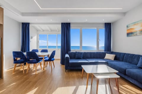 Natural landscape, Living room, Seating area, Sea view