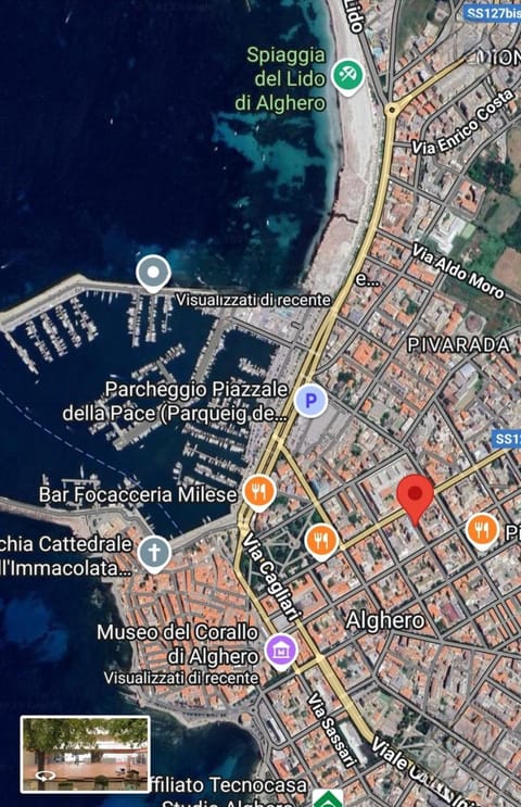 Bird's eye view, Sea view