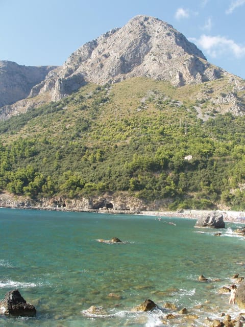 Day, Natural landscape, Beach, Mountain view, Sea view