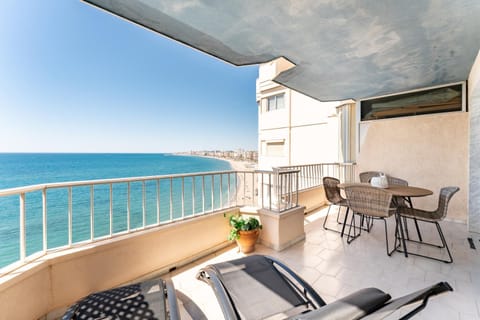 Natural landscape, View (from property/room), Balcony/Terrace, Sea view, sunbed