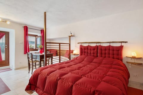 Property building, Living room, Bedroom
