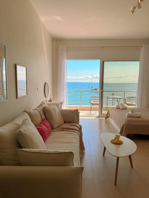 Natural landscape, Living room, Seating area, Sea view