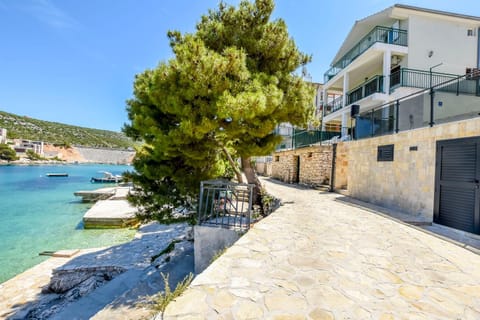 Patio, Facade/entrance, Sea view