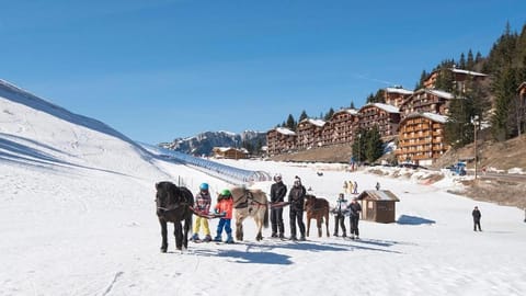 Le pied des pistes, studio 5 pers, balcon sud est, vue sur les montagnes Apartment in Haute-Savoie