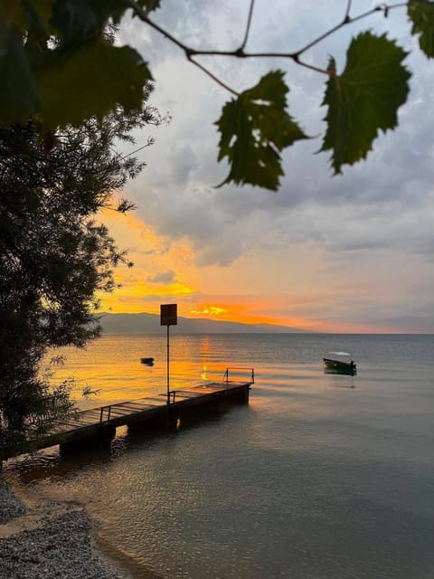 Natural landscape, Beach, Lake view, Sunset