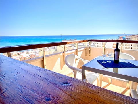 Natural landscape, View (from property/room), Balcony/Terrace, Beach, Sea view