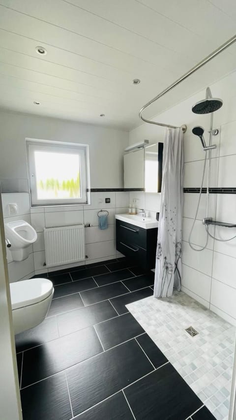Shower, Toilet, Bathroom, towels