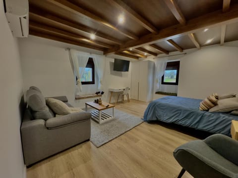 Bed, TV and multimedia, Photo of the whole room, Seating area