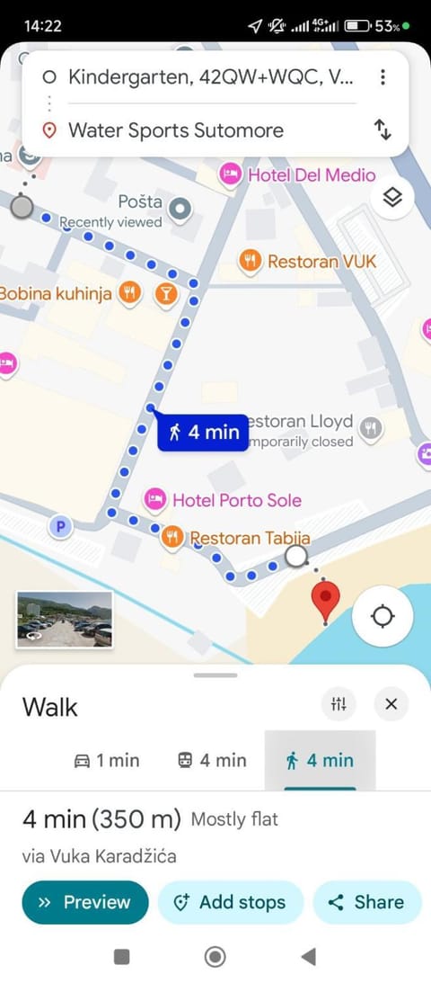 Step to the Sea, Ravno do Plaže Apartment in Montenegro