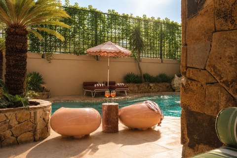 Garden, Pool view, Swimming pool, sunbed