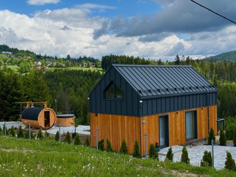 Property building, Spring, Day, Natural landscape, Sauna, Mountain view