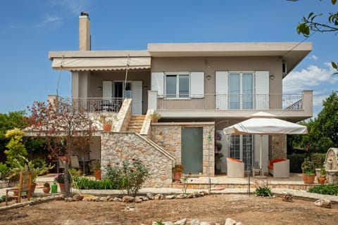 Orange Blossom Apartment House in Argolis, Greece