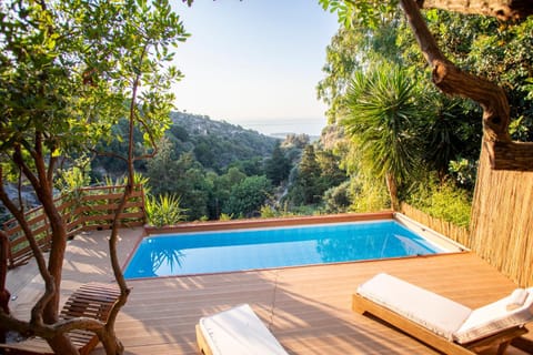 Natural landscape, Garden view, Mountain view, Pool view
