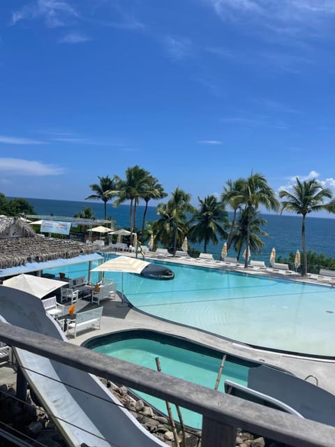 Pool view, Sea view, Swimming pool