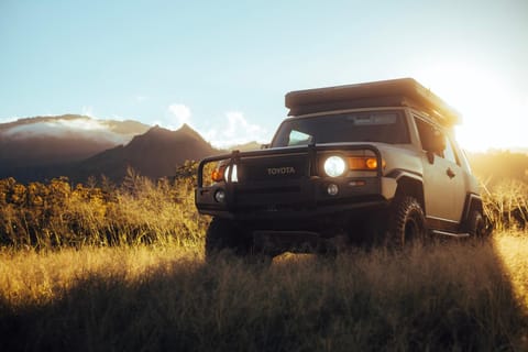 Fully Decked All Tan FJ Cruiser! Luxury tent in Waipouli Beach