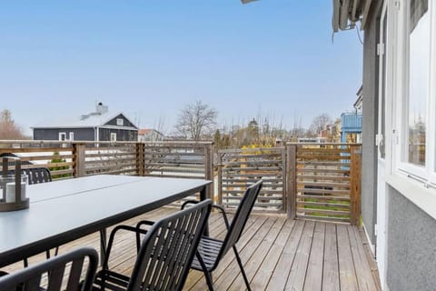 Property building, Patio, Day, View (from property/room), Balcony/Terrace