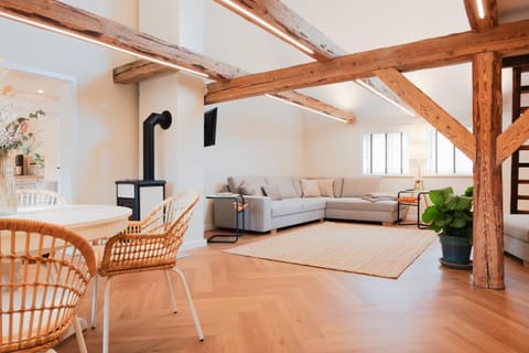 Living room, Seating area, Dining area, flat iron