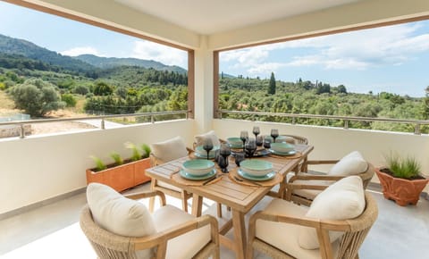 Spring, Natural landscape, Balcony/Terrace, Dining area, Mountain view