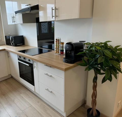 Coffee/tea facilities, Kitchen or kitchenette, dishwasher, oven, stove, toaster