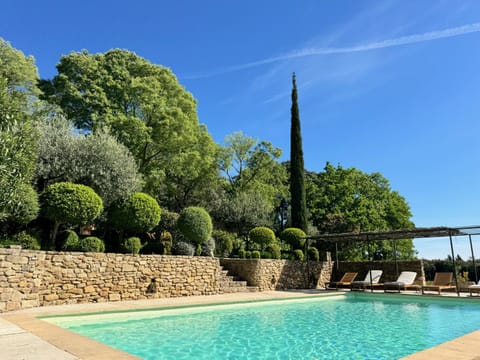 Natural landscape, Garden, Swimming pool