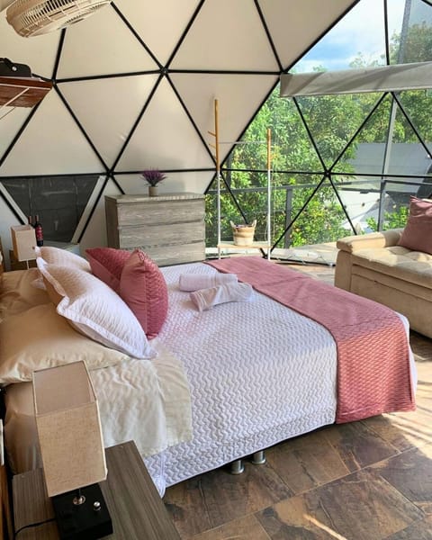 Bed, Natural landscape, View (from property/room), Living room, Photo of the whole room, Bedroom, towels
