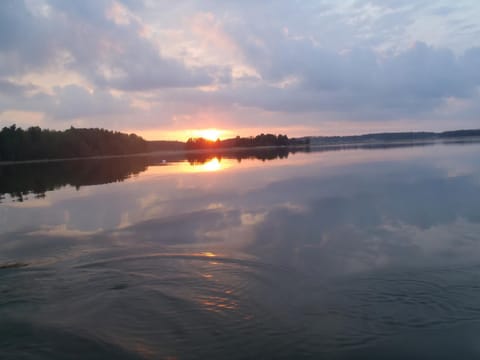 Fishing, Sea view, Sunset