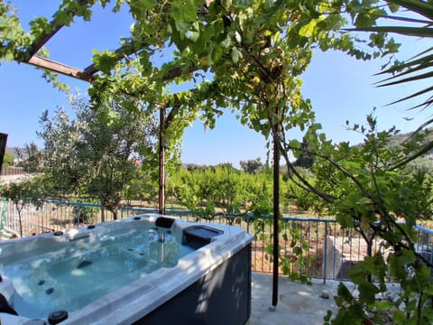 Day, Natural landscape, Garden, Hot Tub, Garden view