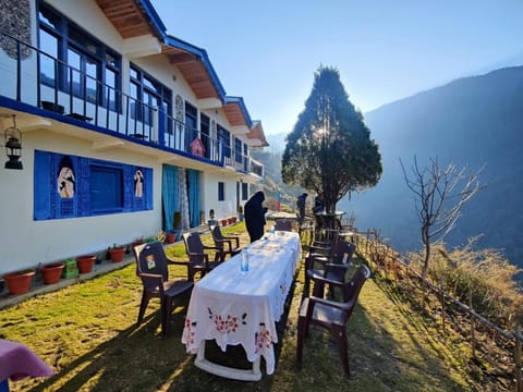 Property building, Spring, Natural landscape, Mountain view