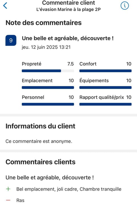 L'évasion Marine à la plage 2P Apartment in Houlgate