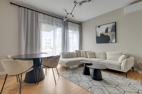 Living room, Seating area, Dining area, air conditioner