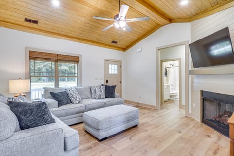 Walk to Lake Gaston Family Home with Yard House in Lake Gaston