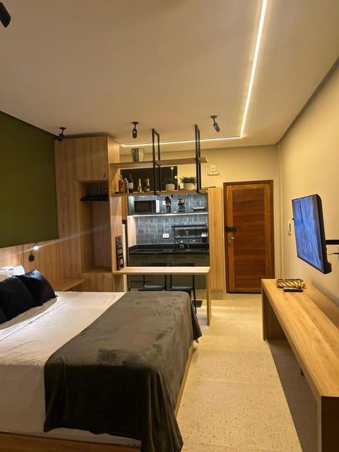 Bed, Kitchen or kitchenette, Photo of the whole room, Bedroom, wardrobe