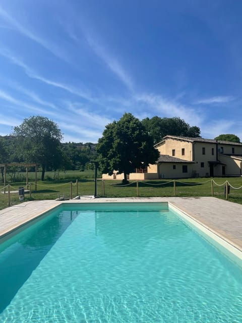 Property building, Spring, Day, Natural landscape, Garden, Garden, Garden view, Pool view, Swimming pool, Swimming pool