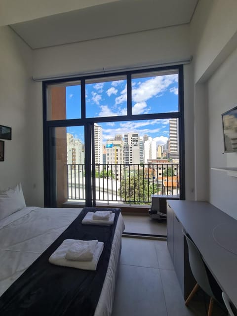 Bed, View (from property/room), Photo of the whole room, Bedroom, towels