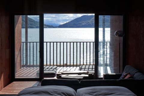 Bed, Bedroom, Sea view