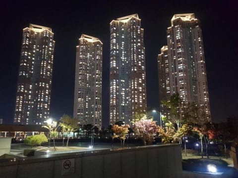 Property building, Night, City view