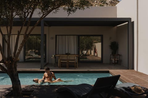 Patio, Day, People, Natural landscape, Pool view, Swimming pool, group of guests, sunbed