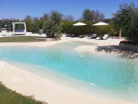 Natural landscape, Pool view, Swimming pool, sunbed
