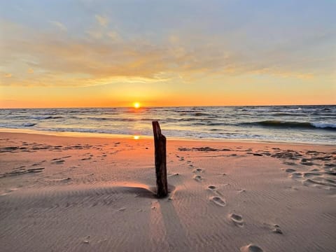 Nearby landmark, Beach, Sunset