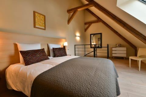 Property building, Living room, Bedroom