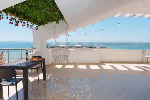 Patio, Day, View (from property/room), Balcony/Terrace, Seating area, Dining area, Sea view