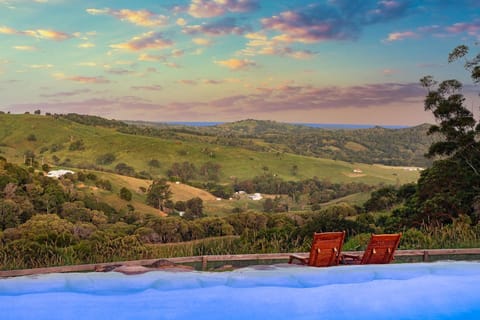Toilet, Natural landscape, Mountain view, Pool view, Swimming pool, sunbed