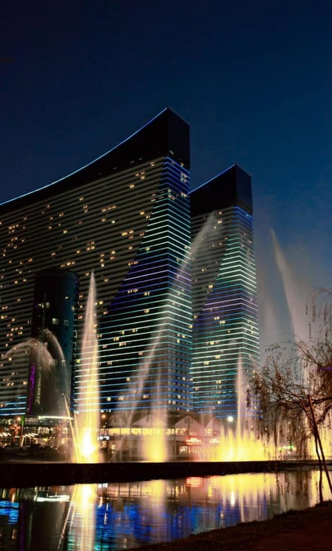 Property building, Night, City view