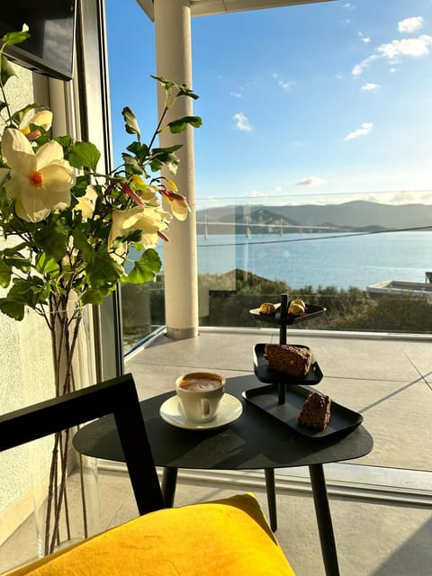 Patio, Day, View (from property/room), Balcony/Terrace, Lake view, River view, Sea view